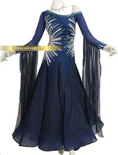  3123 Custom-made Ballroom Modern Smooth Waltz Foxtrot Tango Dance dress