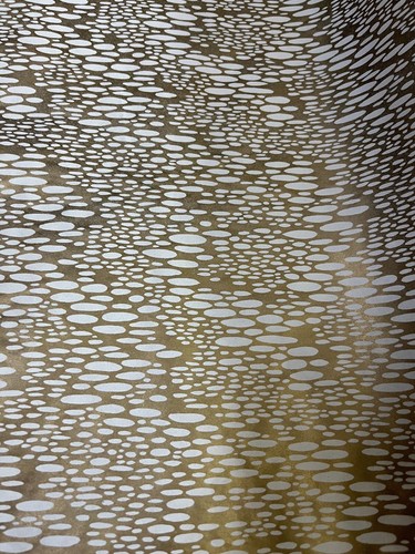 Papel de envoltura vintage dorado op art mediados de siglo moderno mod años 50 años 60 - Imagen 5 de 7