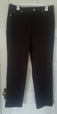 ESCADA WOMEN'S BROWN COTTON PANTS SZ EURO 44