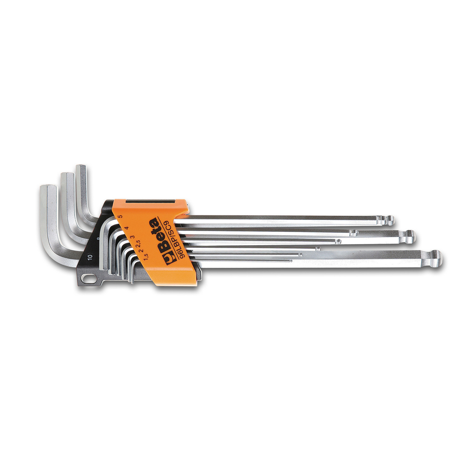 Beta Set Of 9 Ball Head Offset Hexagon Key Extra Long Wrench Tools