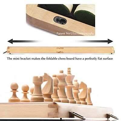 War Chess & Checkers Wood Board Game - Foldable large : Chess Shop Online