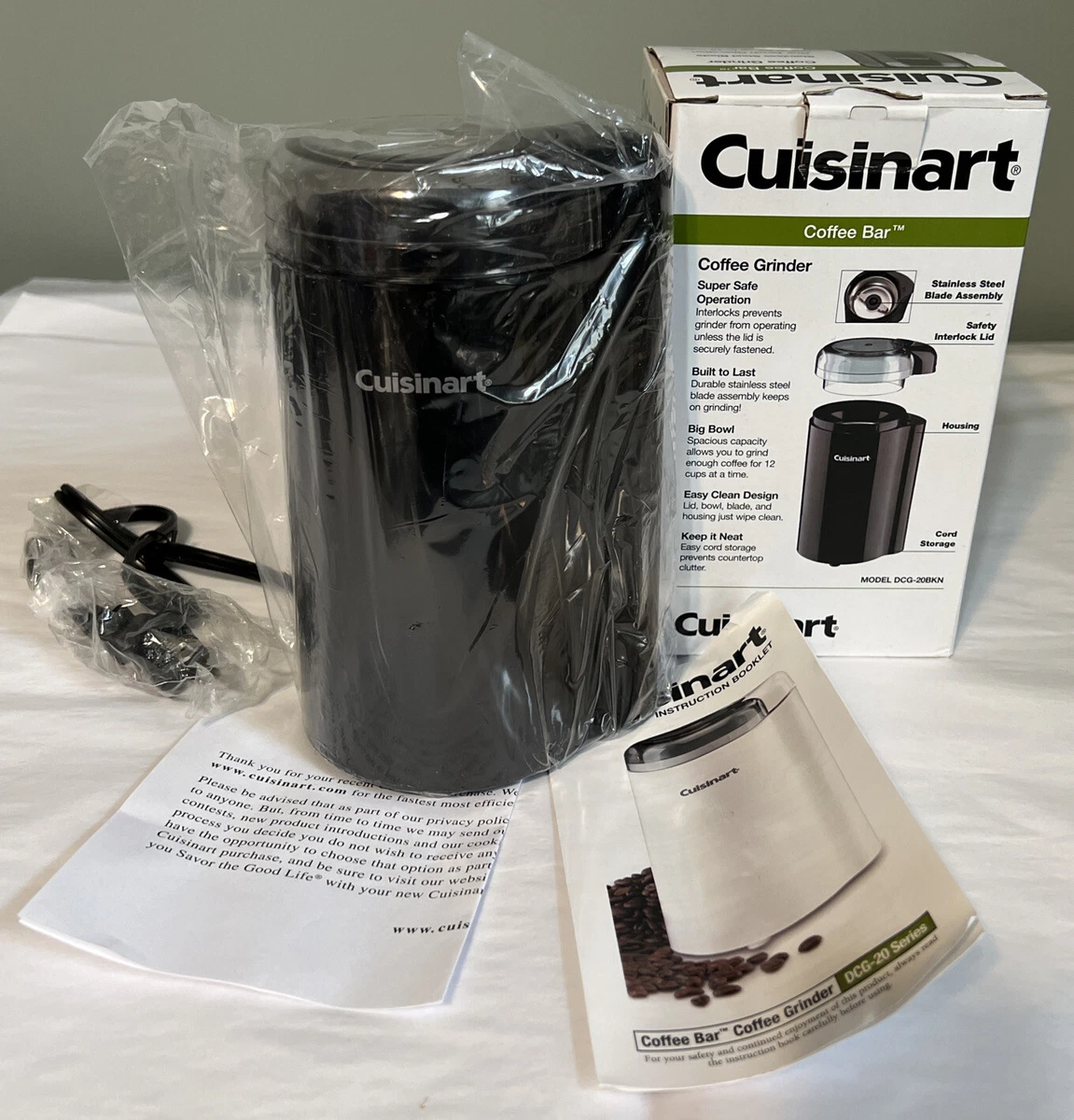 Coffee Grinder Cuisinart DCG-20BKN Coffee Bar Coffee Grinder