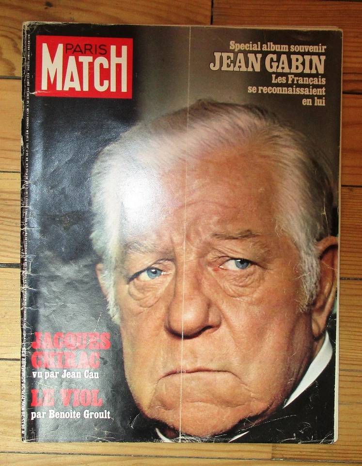 MATCH 26 novembre 1976 // Spécial album Jean GABIN ; le viol par Benoîte GROULT - Photo 1/1