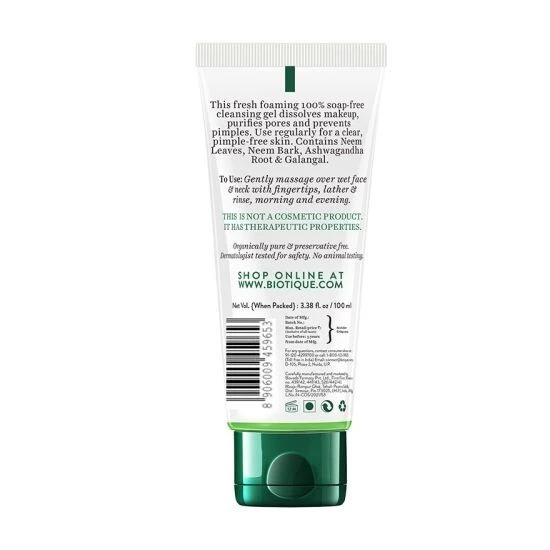 Biotique face deals wash for acne