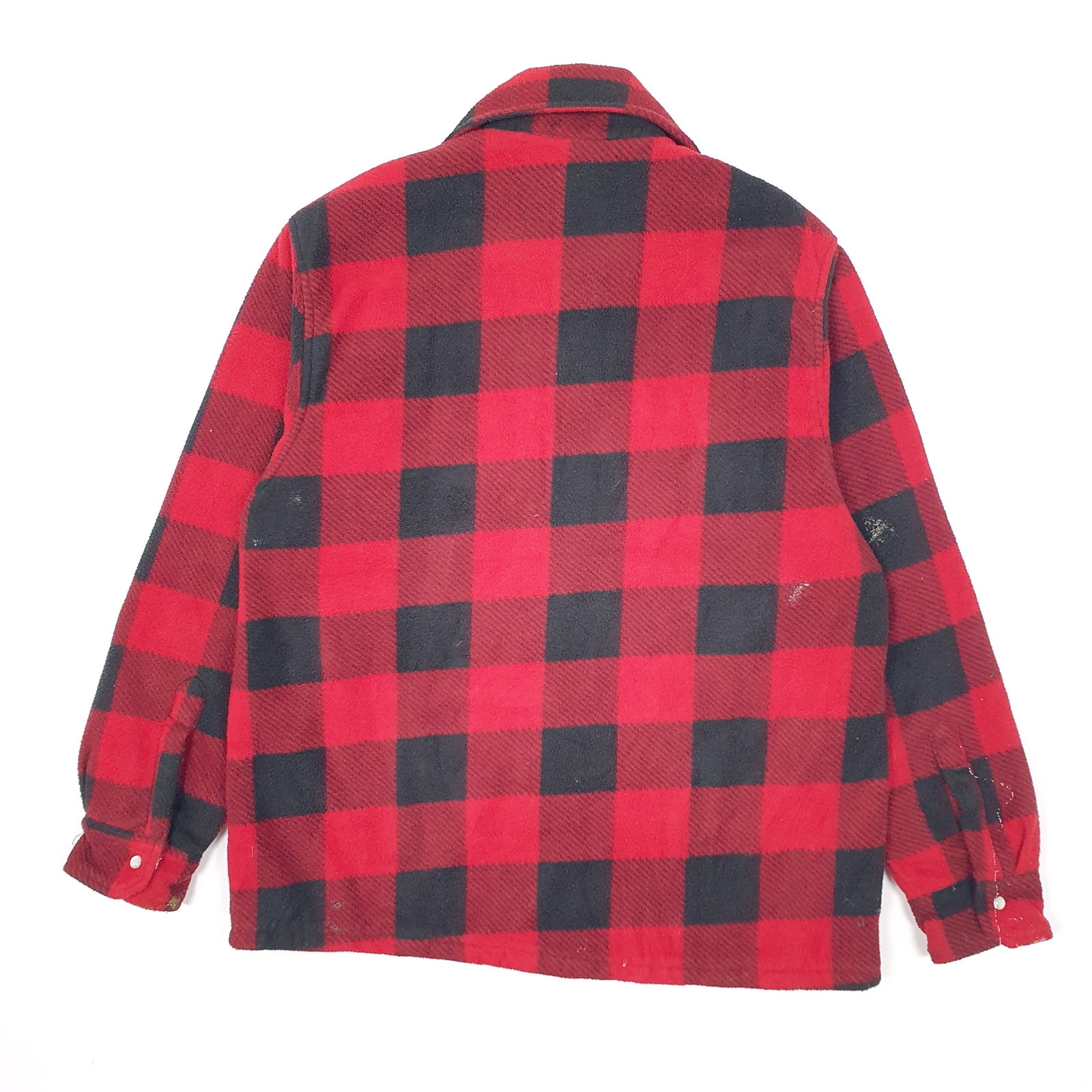 DICKIES Bomber Jacket Coat Insulated Workwear Check Fleece Mens S image 3