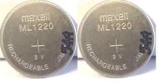 Brand New "2"  FDK ML1220 Rechargeable 1220 3V CMOS Backup Battery