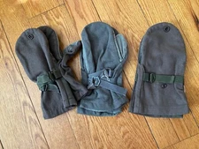 Vintage Austrian Military Shooters Mittens Preowned