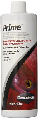 Seachem Prime Fresh and Saltwater Conditioner 16.9 Fl Oz Pack of 1