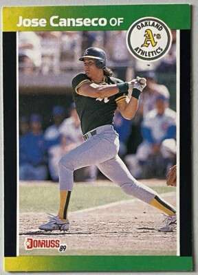 JOSE CANSECO, RARE ! 1989 DONRUSS "BASEBALL'S BEST" CARD, BASEBALL  SUPERSTAR ! | eBay