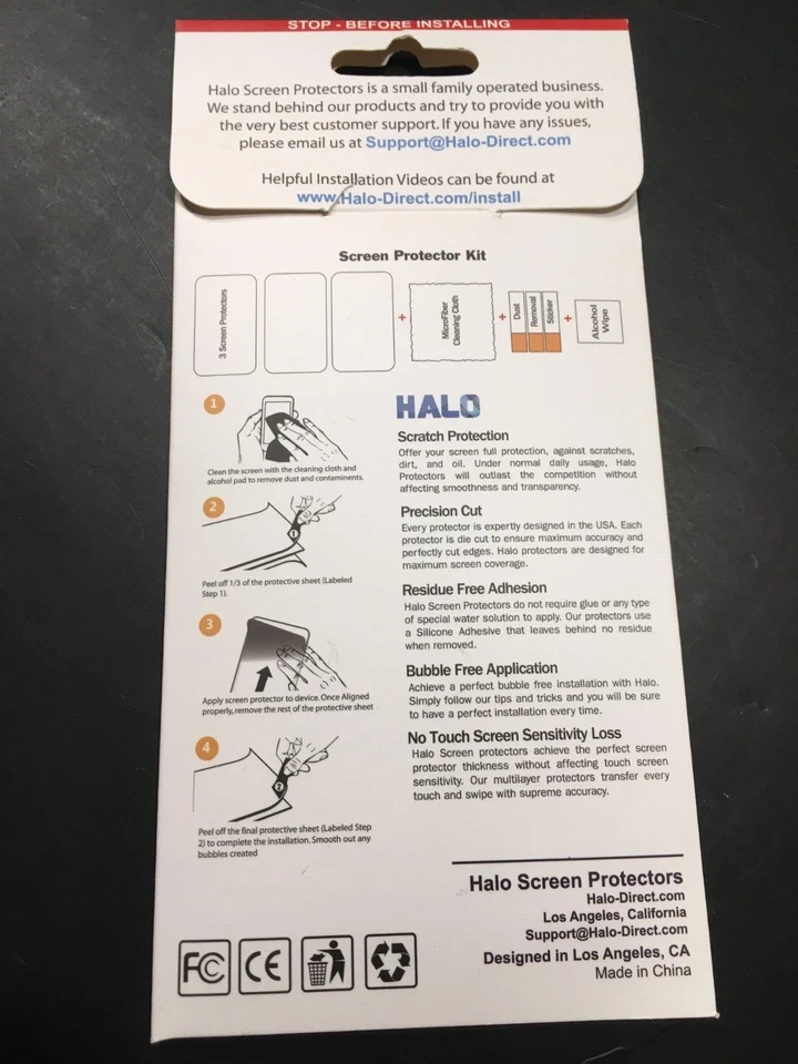 Protectores de pantalla japoneses Halo Premium ultra transparentes para iPhone 6 Foto 2 de 2