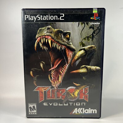 Turok: Evolution (Sony PlayStation 2, 2002) Complete With Registration Card.