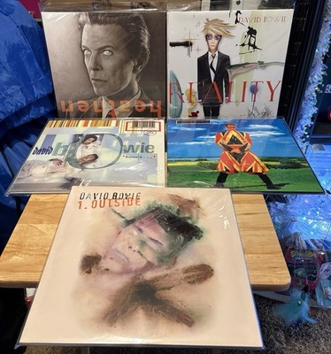 DAVID BOWIE 2015 Friday Music Vinyl Lot Outside Earthling Hours Heathen Reality