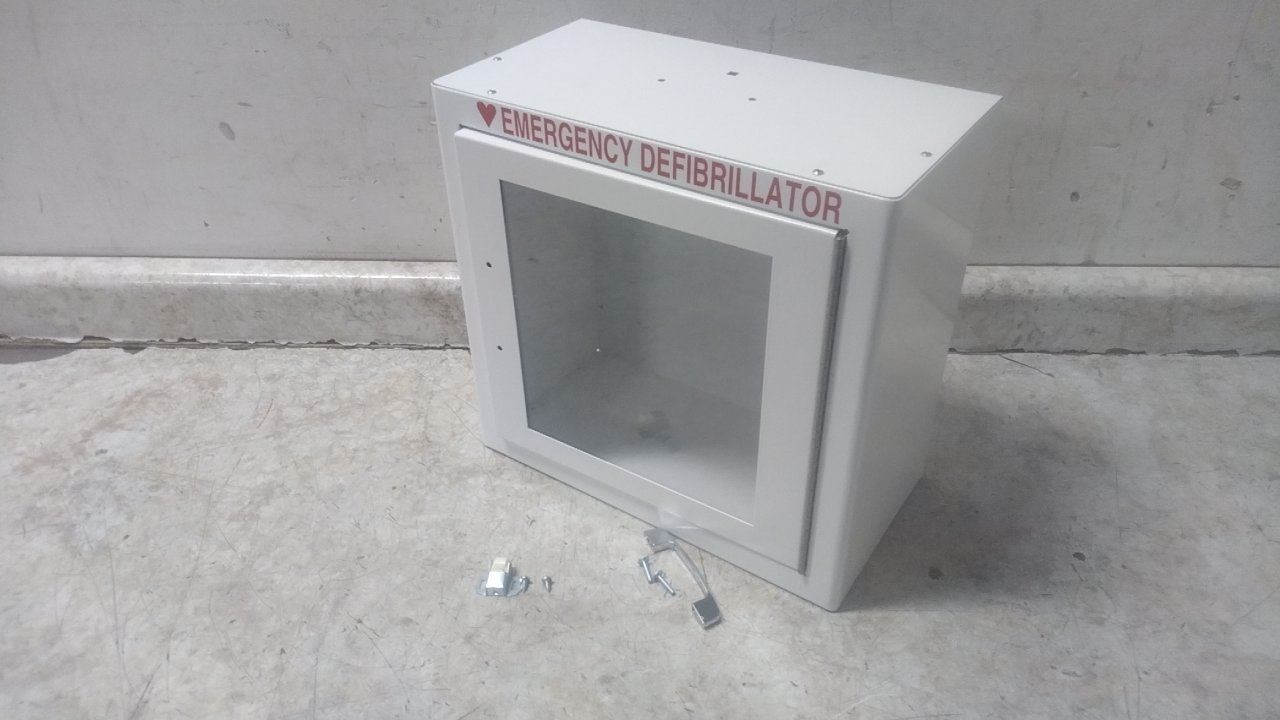 First Voice TS147SM 13-1/2 In Overall Width White Steel Surface Mounted Cabinet