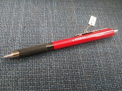  STABILO Microtom 3110 Minenhalter ROT mit automatischem Einziehbarer Vintage NEU 