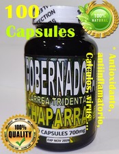 Gobernadora Larrea tridentata Chaparral leaf Natural organic 100 Capsules