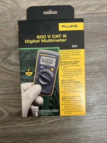 New Fluke Cat III 600 V Digital Multimeter Digital Multimeter - product listing photo