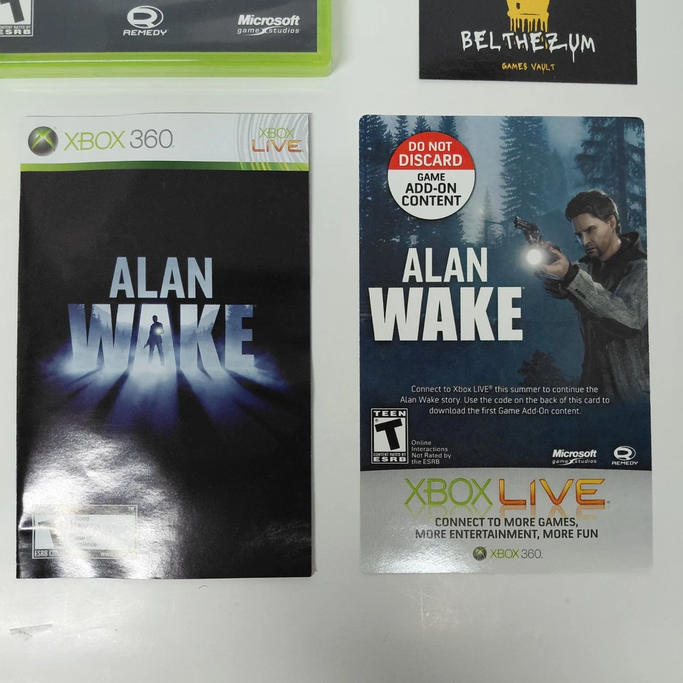 Alan Wake (Xbox 360) CIB EN Manual - Image 4 of 4