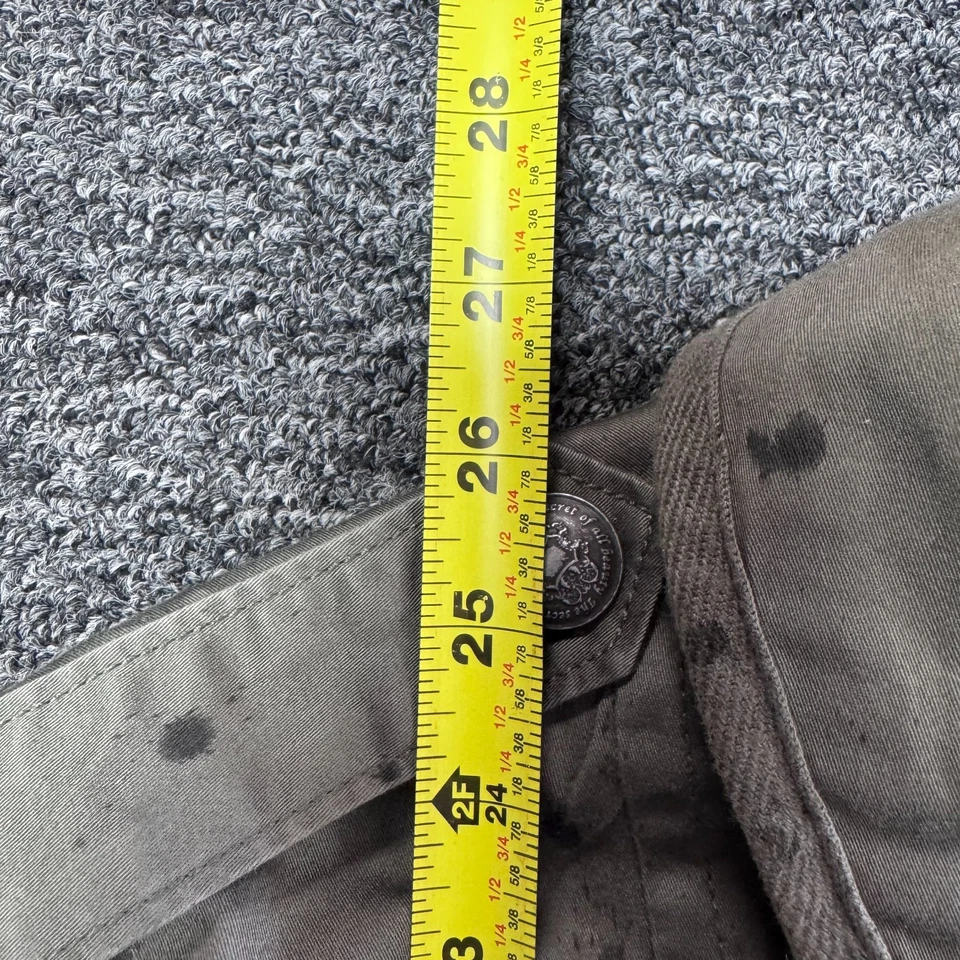 John Varvatos Street Rain Splatter Officer Military Coat Jacket Mens - S Gray - Image 4 of 4