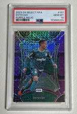 2023-24 PANINI SELECT FIFA PURPLE MOJO ESTEVAO RC PSA 10 Chelsea Low Pop!