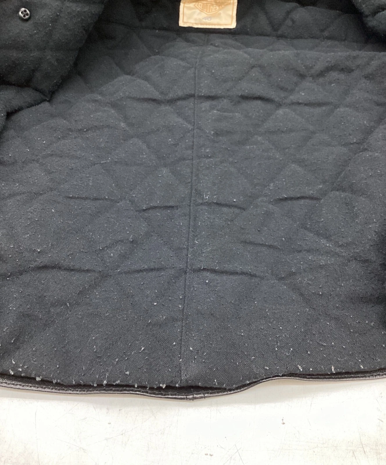Harley-Davidson Sheepskin Leather Motorcycle Jacket Made in Japan Size 40 Black image 8