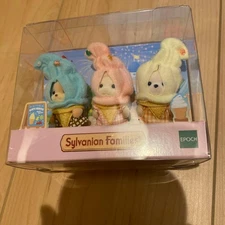 Sylvanian Families Baby Trio Soft Serve 35th Anniversary Collectible