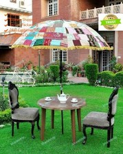 Indian Garden Parasol Cotton Sunshade Parasols Umbrella Summers