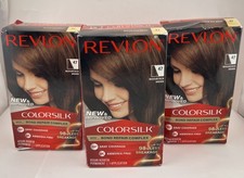 Revlon Colorsilk Hair Color, Permanent, 47 Medium Rich Brown, 3 PACK