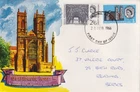 GB Cachet FDC: 1966 WESTMINSTER ABBEY + Large Reading HS