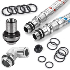 1050PCS O-Ring Assortment Kit | 21 Metric Sizes for Car Repair, Faucet, Air, Gas