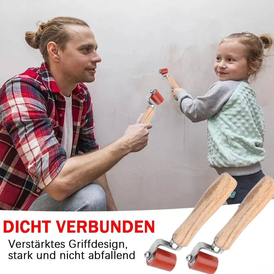 Hand-Andrückrolle 40mm Dachdecker Hitzebeständig Andrückwalze Werkzeug Silikon - Bild 4 von 4