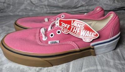 Neu Vans Authentic Gum Block Pink Lemonade Damen-Skateboardschuhe Turnschuhe UK 5