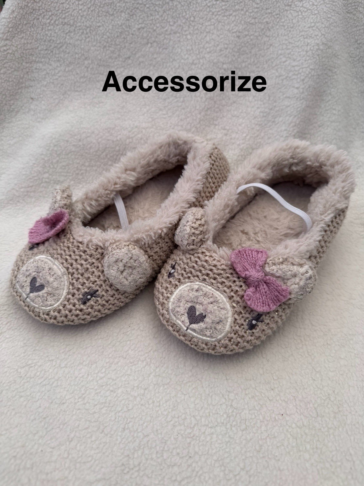 SAOLA Accessorize scarpe pantofole bambina super carine taglia 11 12 suola antiscivolo vestibilità sicura