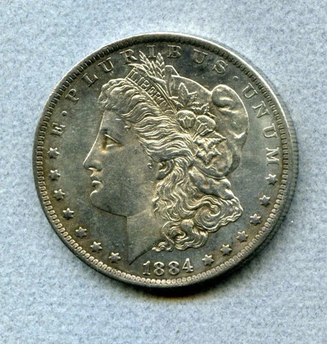U.S. Silver Dollar 1884-0 Extremely fine