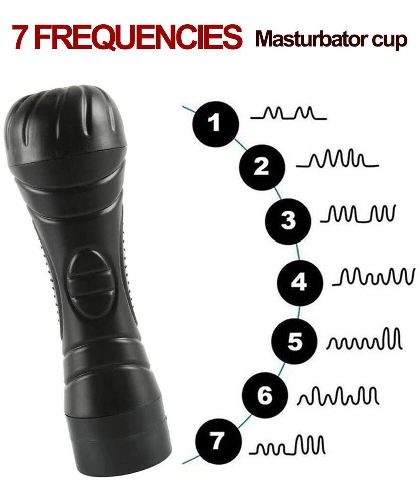 TPE Male Sex Toy Male Masturbator With 9 Thrusting & 9 Vibration Modes -  Ergonomic Handle, LCD Display, Realistic TPE Sleeve - Discreet Adult Toy  For Men