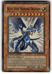 Blue-Eyes Shining Dragon MOV-EN001 Super Rare Limited Edition