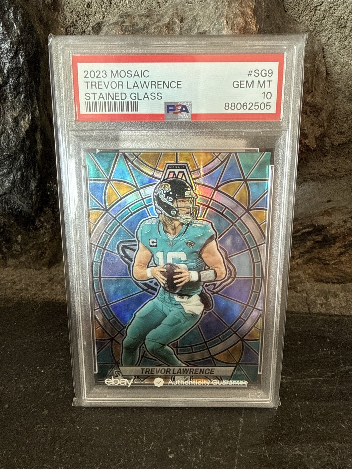 2023 Panini Mosaic - Trevor Lawrence - Stained Glass - PSA 10
