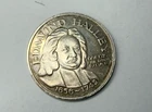 1 oz .999 Fine Silver Round - 1656-1742 Edmund Halley -1985 Halley's Comet