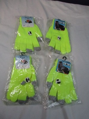 Touch Gloves Keep Hands Warm Using Touch Screen Device For Texting/Gaming 4 Pair