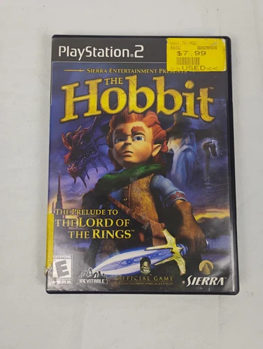 The Hobbit (Sony PlayStation 2, 2003) PS2 Original Case & Disc LOTR