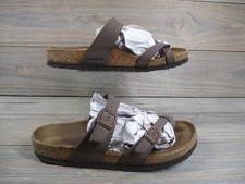 Birkenstock Mayari Mocha Birkibuc Comfort Thong Sandal Womens 41 265 M8 GUC