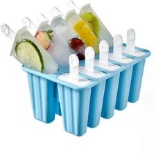 Popsicle molds 10 Pieces Popsicle Molds Silicone BPA Free Ice Pop Easy Release