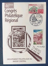 Carte Premier Jour Timbre N° 3004 Clermont Ferrand Oblitéré Thiers 1996