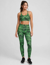 Women s 2-Piece Athleisure Activewear Set Sports Bra Leggings, One Size