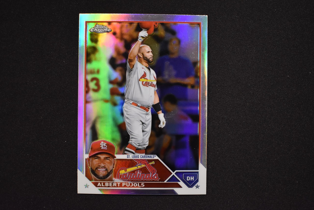 2023 Topps Chrome Albert Pujols Refractor #143 St. Louis Cardinals