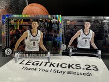 Egor Demin Pulsar Refractor & Base 2025-26 Topps Chrome Brooklyn Nets RC #258