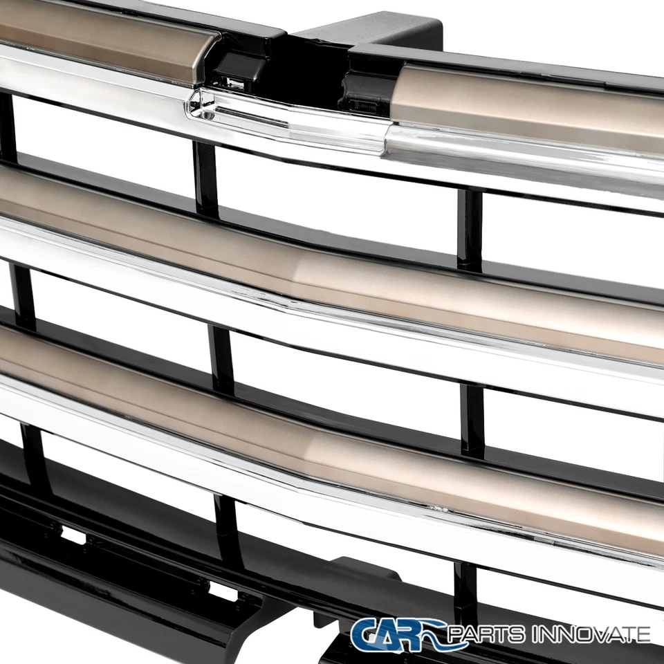 Fits 2019-2025 Chevy Silverado 1500 High Country Chrome Front Hood Grille 22-24 - Image 4 of 4