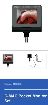 KARL STORZ (8403XDK) C-MAC Pocket Monitor Set. Brand New | eBay