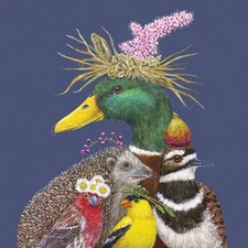 Paperproducts Design 20 Beverage Napkins Vicki Sawyer, There's Always A Showboat