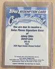 2025 Topps Chrome Jahmyr Gibbs Chrome Autographs (RAW)