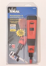 IDEAL 35-485 Punchmaster II Impact Punch Down Tool 110  66 Blades NEW